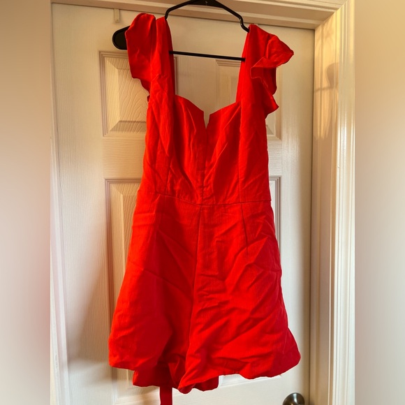 Pants - Mi Ami red romper